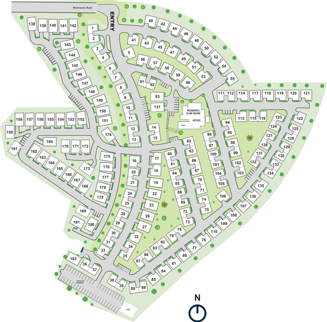 Walka Grange Estate Map